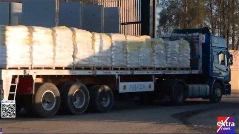 8 آلاف طن مساعدات في القافلة 90 من «زاد العزة» لأهالي غزة